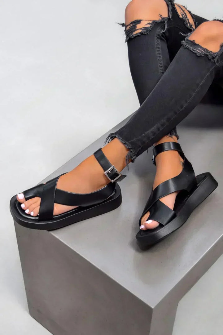 Eleganckie i Casual Sandali Petra