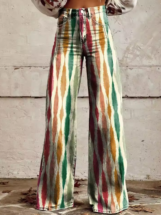 Isabella - Eleganckie Spodnie Boho