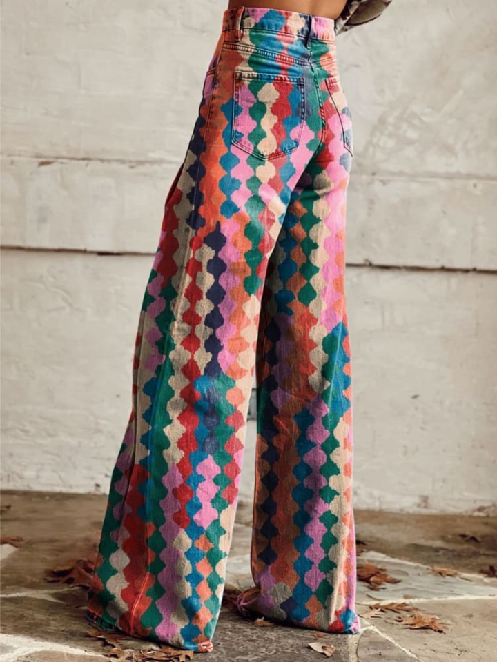 Amélie - Eleganckie Boho Spodnie