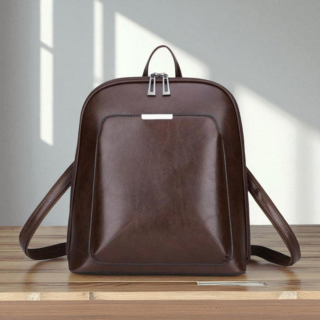 Klasyczny plecak z podwójnym zamkiem błyskawicznym – elegancki design