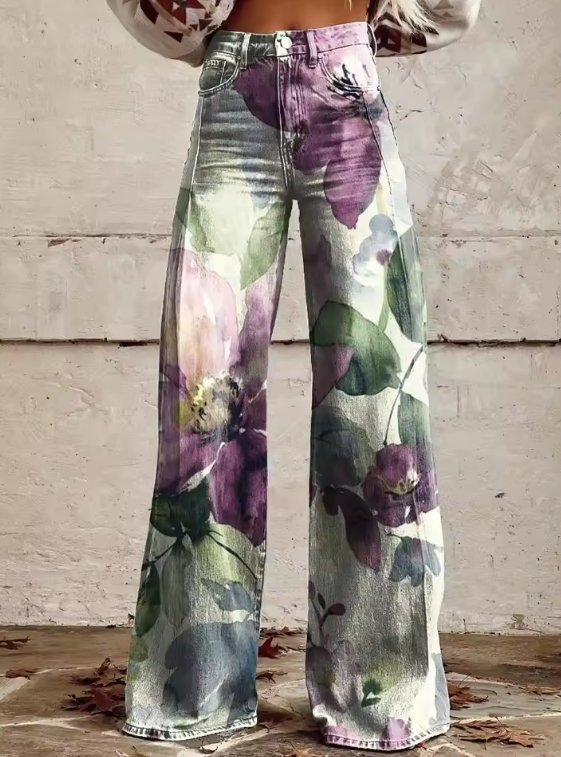 Alessia - Spodnie Boho Retro Chic