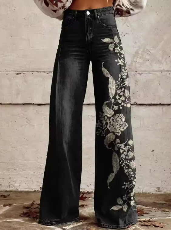 ECSLISSI - Eleganckie Boho Spodnie