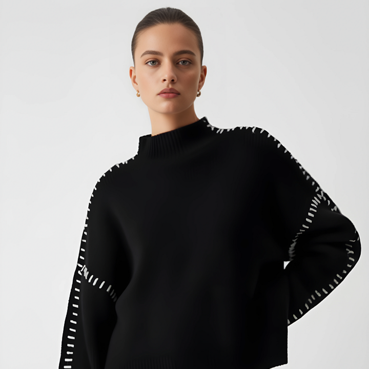 Sweter Damski | Luźny Przewiewny Krój