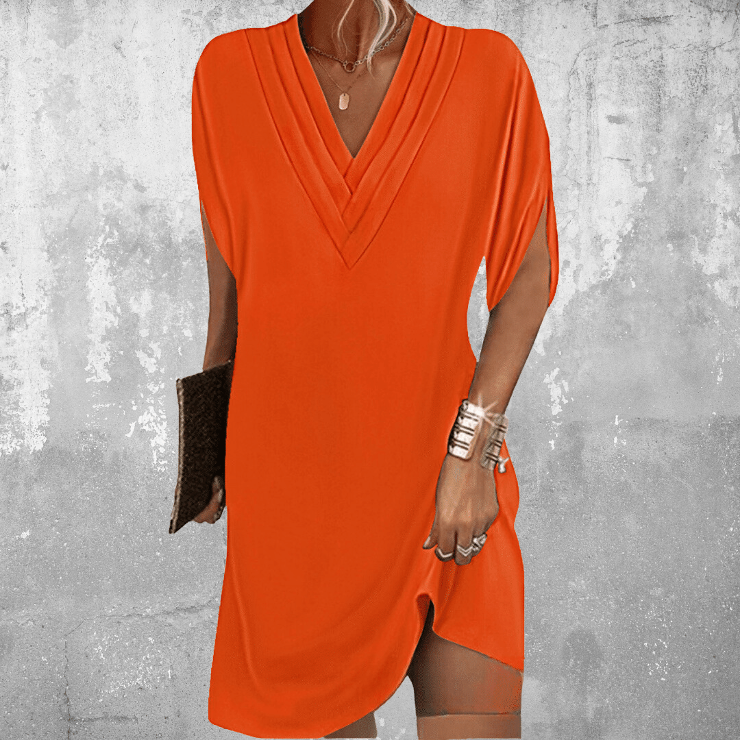 AMELIA™ - Elegancka Sukienka Zakrywająca Brzuch