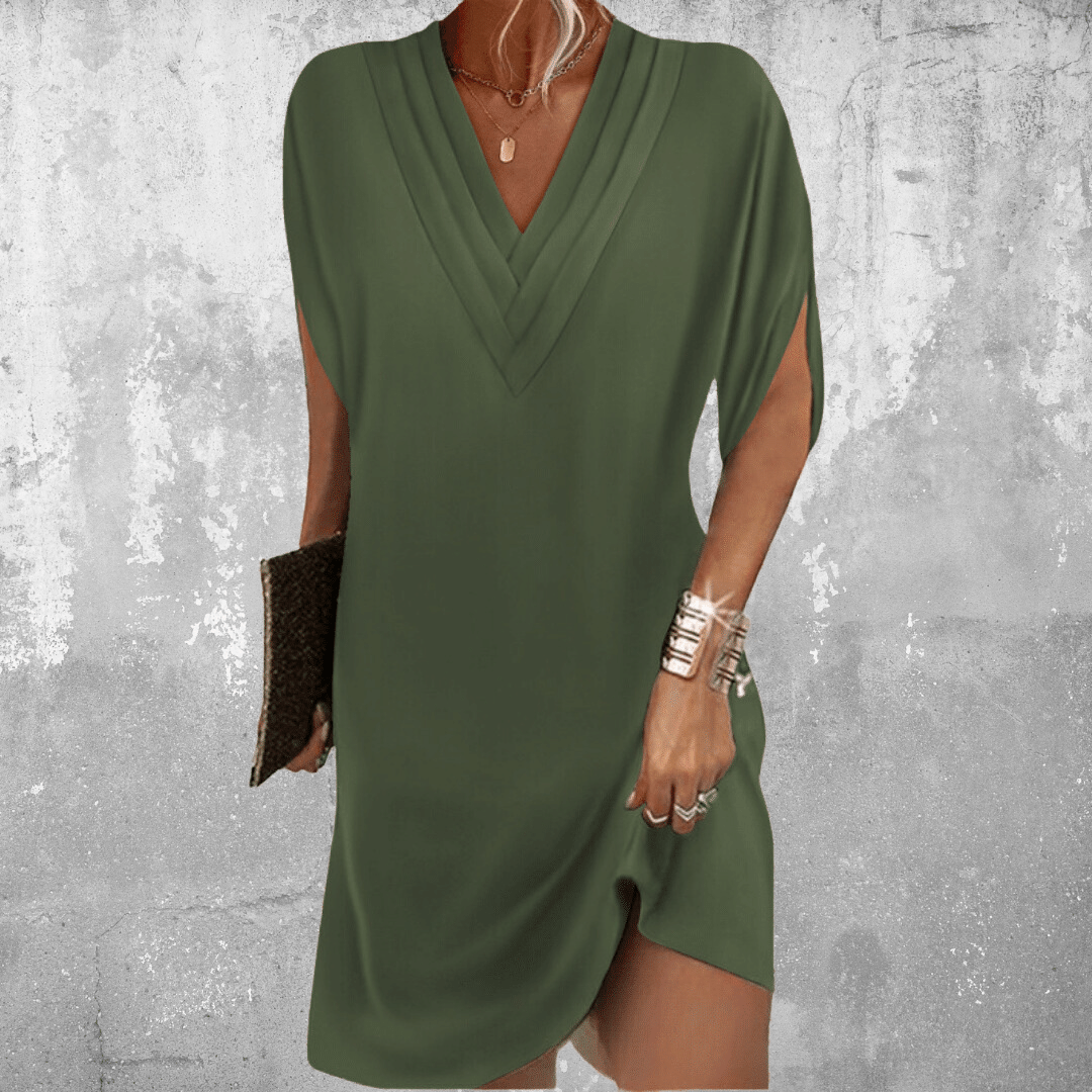 AMELIA™ - Elegancka Sukienka Zakrywająca Brzuch