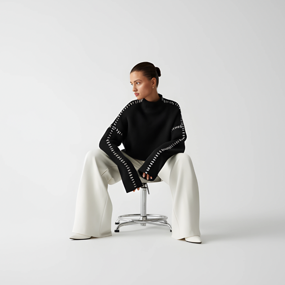 Sweter Damski | Luźny Przewiewny Krój