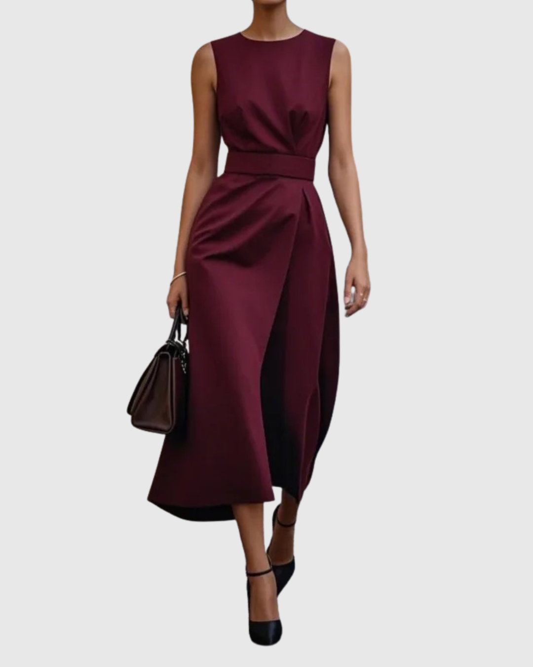 Aubrielle™ | Elegancka Sukienka z Okrągłym Dekoltem