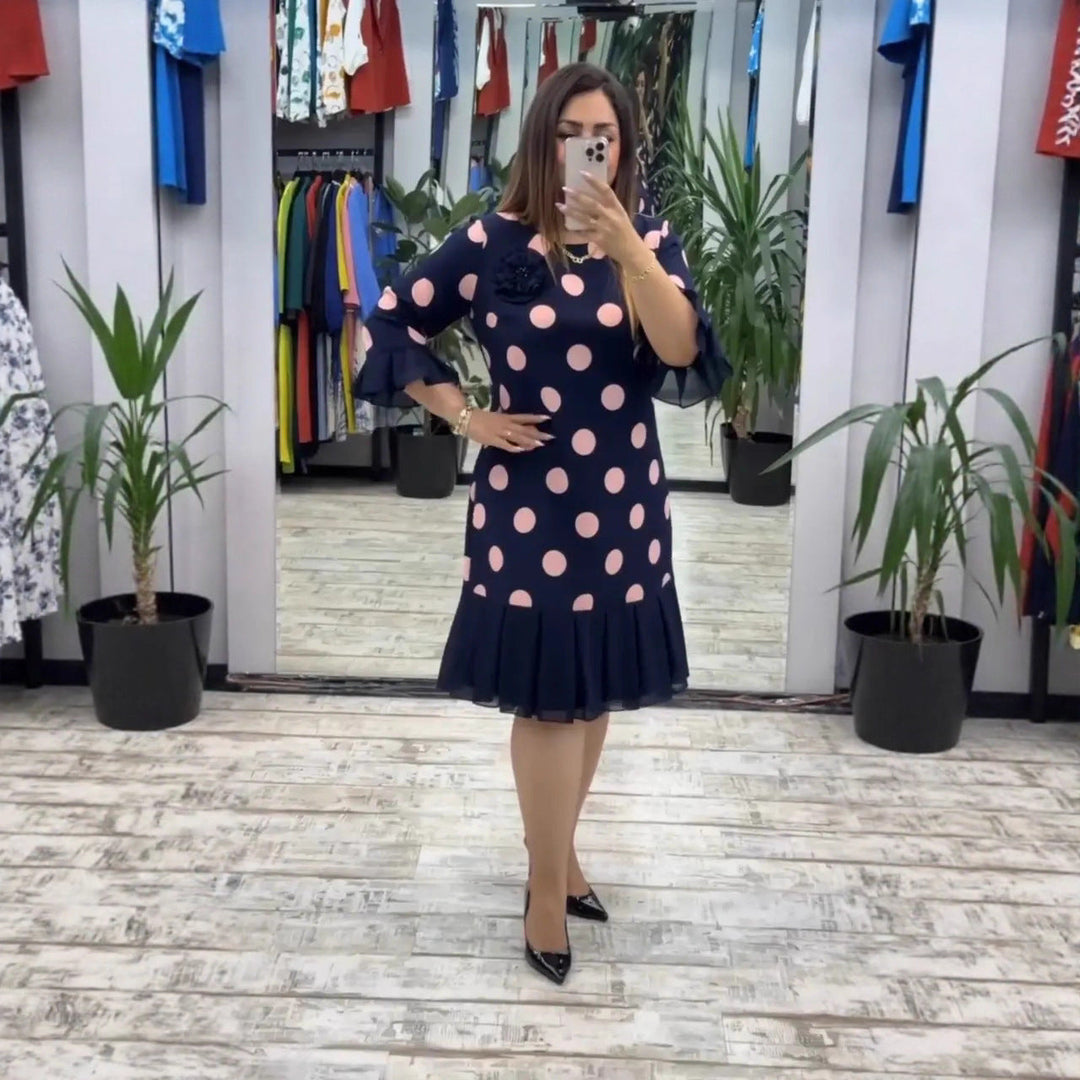 Kataryna | Elegancka sukienka o modelującym kroju