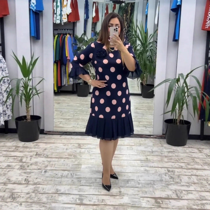 Kataryna | Elegancka sukienka o modelującym kroju