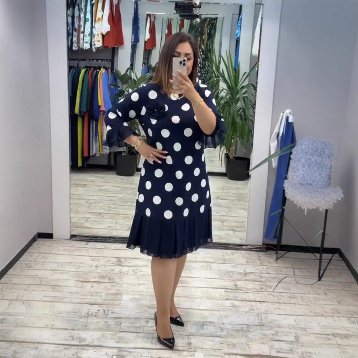Kataryna | Elegancka sukienka o modelującym kroju