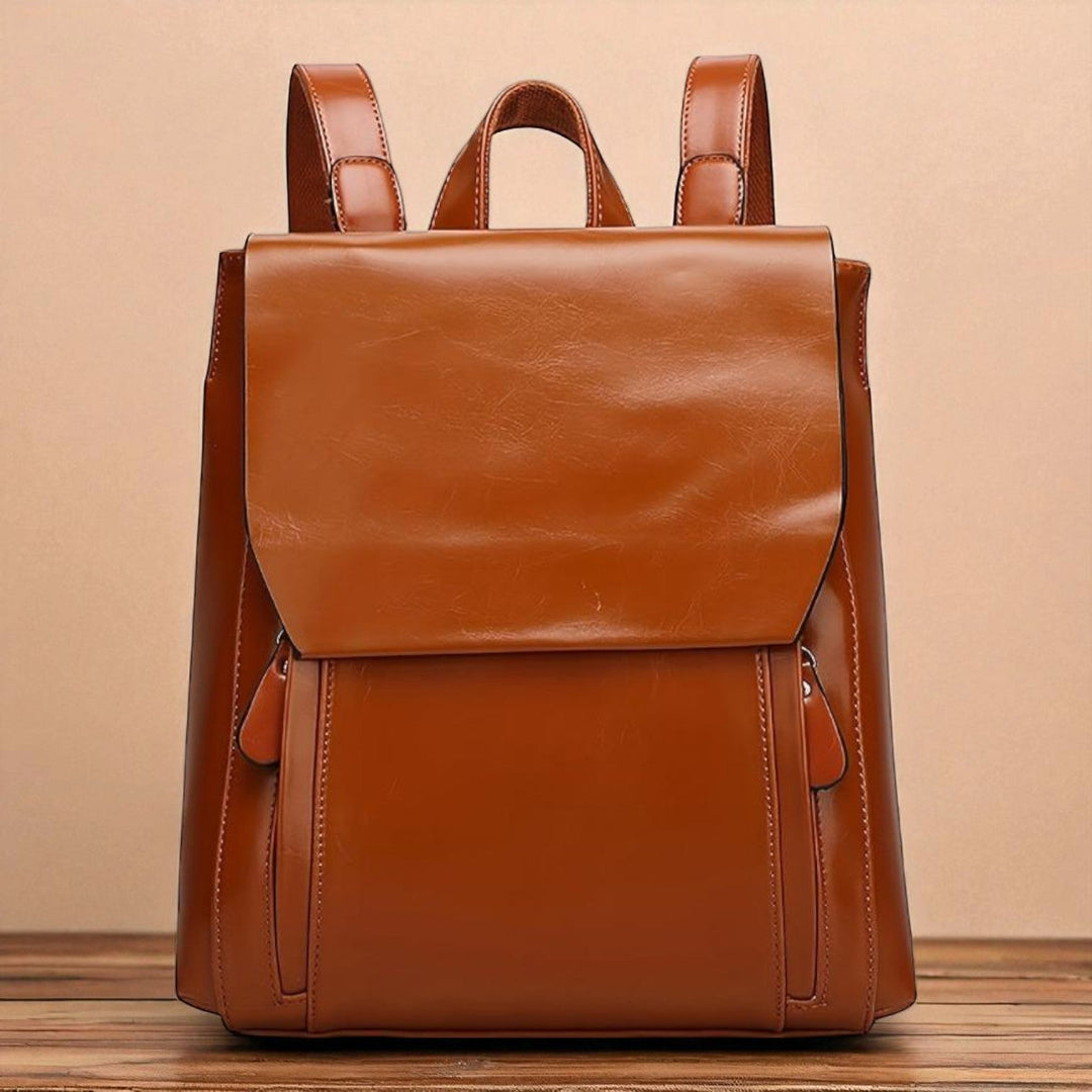 Plecak w stylu vintage o solidnym wyglądzie Klara