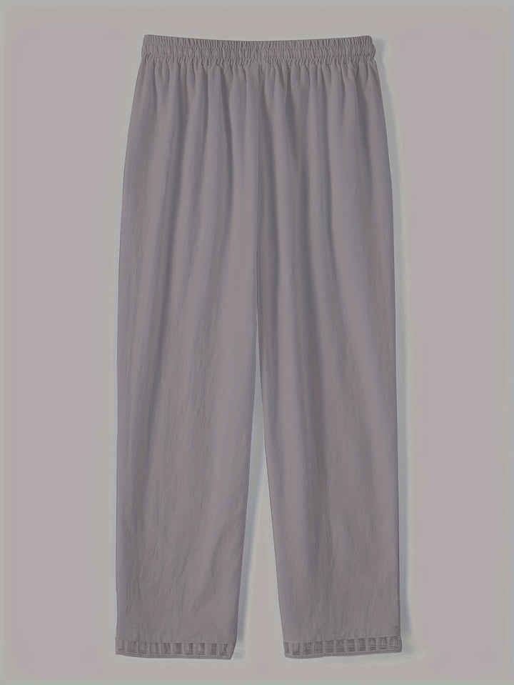 Wren – Spodnie Cropped Relax z Kontrastowymi Detalami