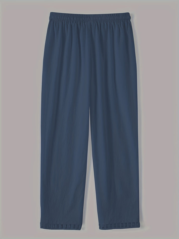 Wren – Spodnie Cropped Relax z Kontrastowymi Detalami