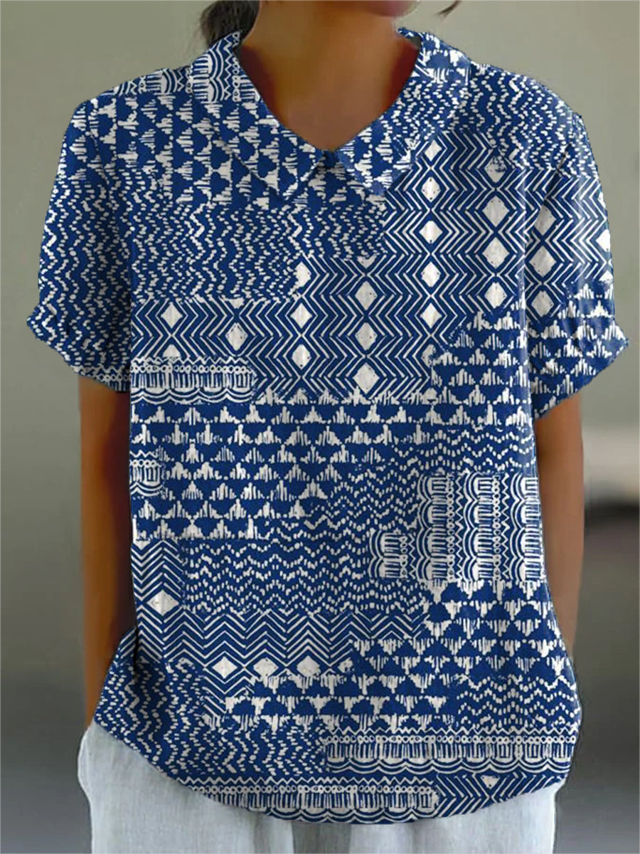 Zara | Koszula w Wzór Tribal
