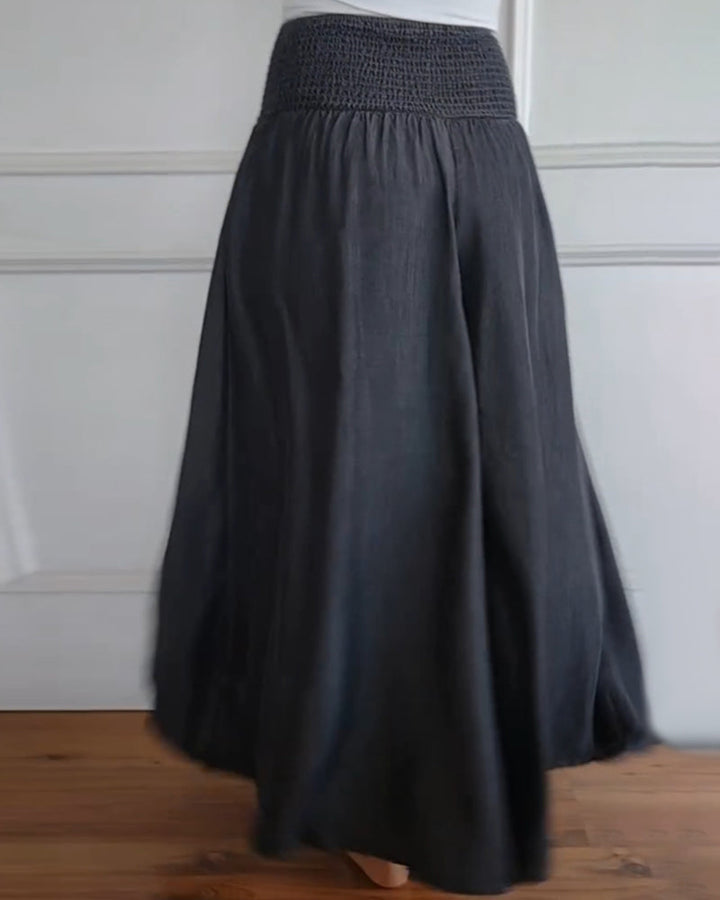 Jasper | Spodnie z Wysokim Stanem Smock