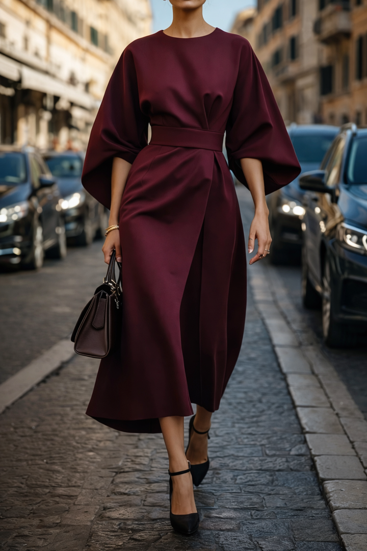 Luna | Modelująca Elegancja z Drapowaną Talią