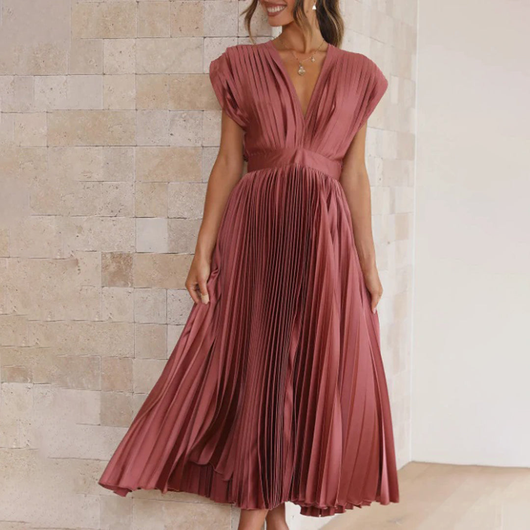 Marni™ | Ponadczasowa plisowana sukienka midi
