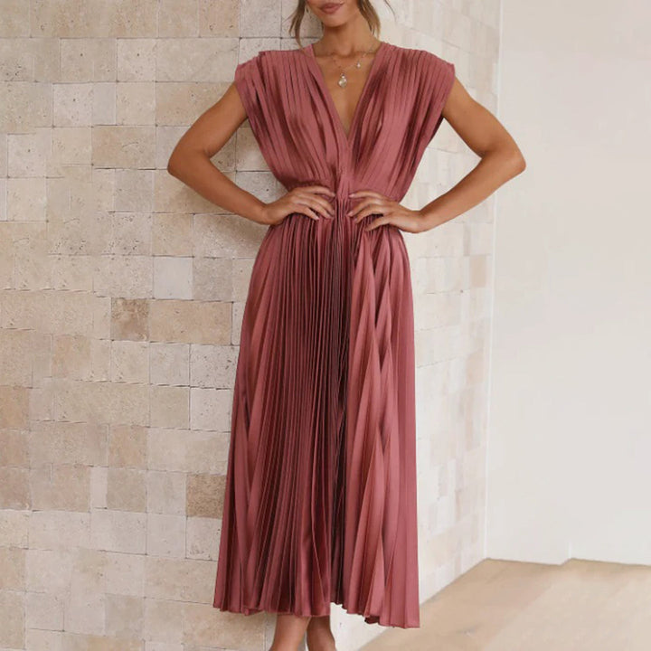 Marni™ | Ponadczasowa plisowana sukienka midi