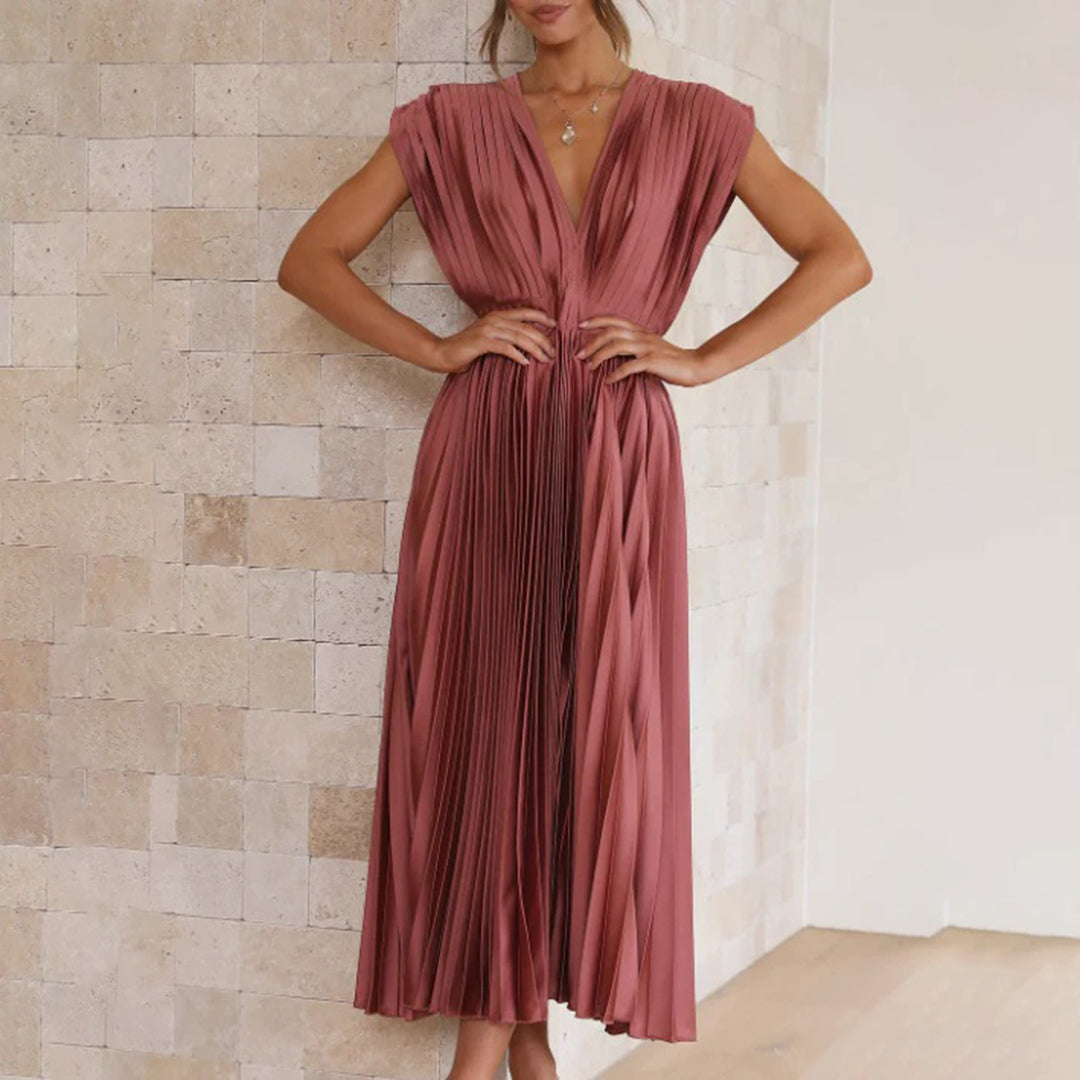 Marni™ | Ponadczasowa plisowana sukienka midi