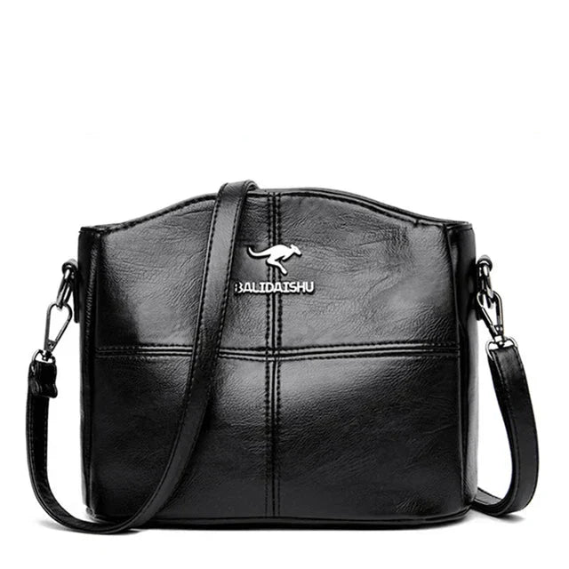 Elegancka Torba Tote i Crossbody z Haftowanej Skóry dla Kobiet