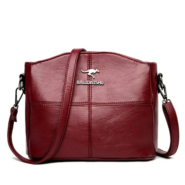 Elegancka Torba Tote i Crossbody z Haftowanej Skóry dla Kobiet