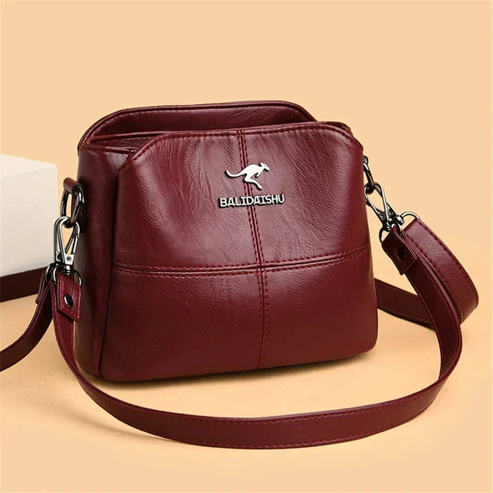 Elegancka Torba Tote i Crossbody z Haftowanej Skóry dla Kobiet