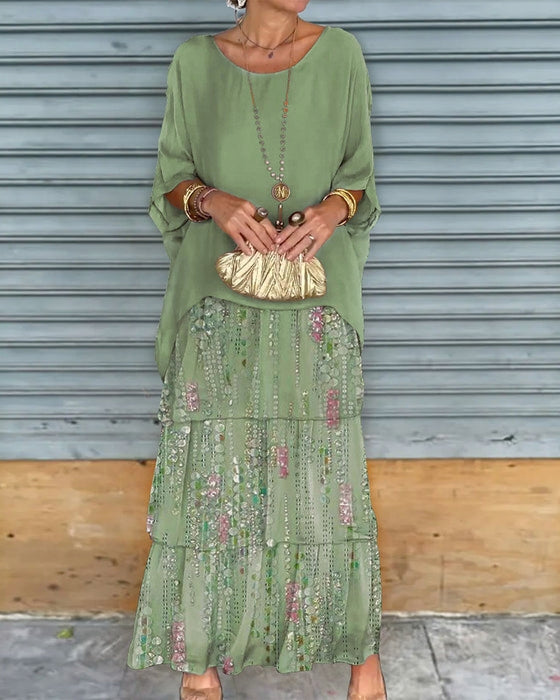Lunara – Elegancka Sukienka Maxi Boho