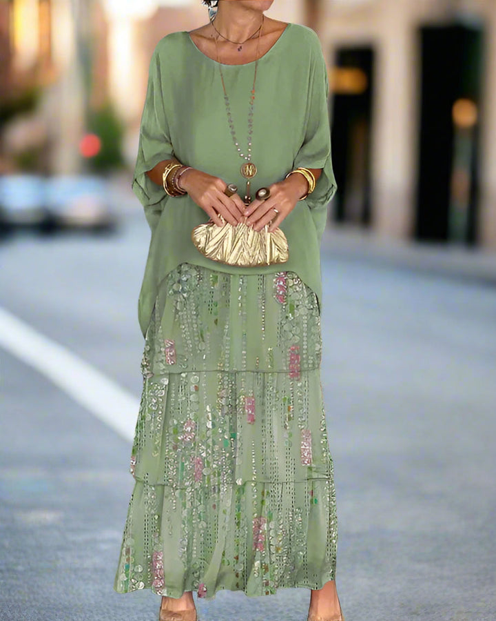 Lunara – Elegancka Sukienka Maxi Boho