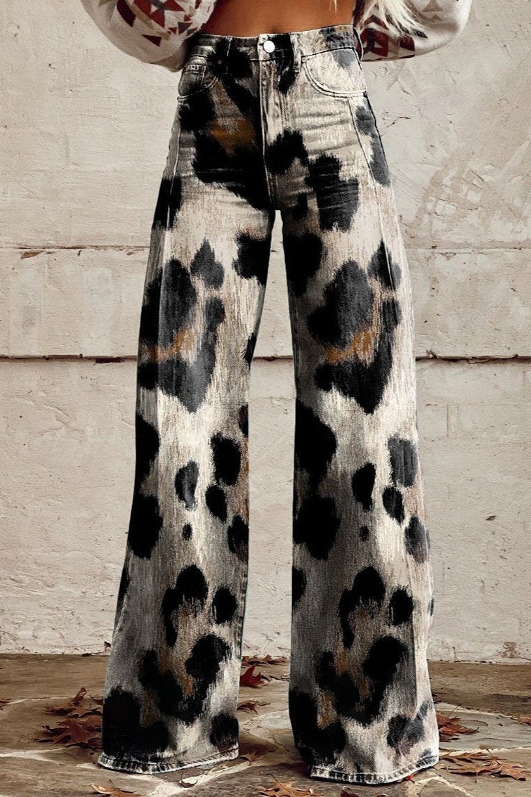 Cheetah - Bohemian Eleganckie Spodnie