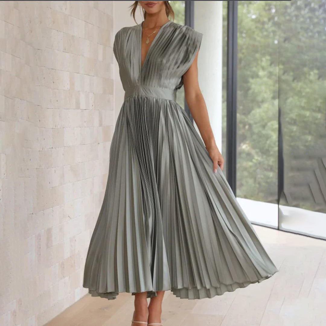 Marni™ | Ponadczasowa plisowana sukienka midi