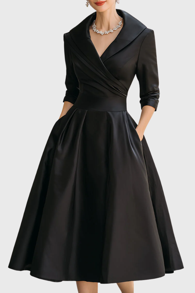 Rosa - Elegancka sukienka midi