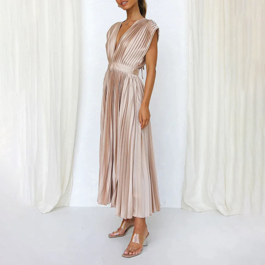 Marni™ | Ponadczasowa plisowana sukienka midi