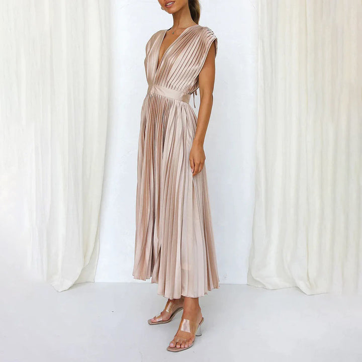 Marni™ | Ponadczasowa plisowana sukienka midi