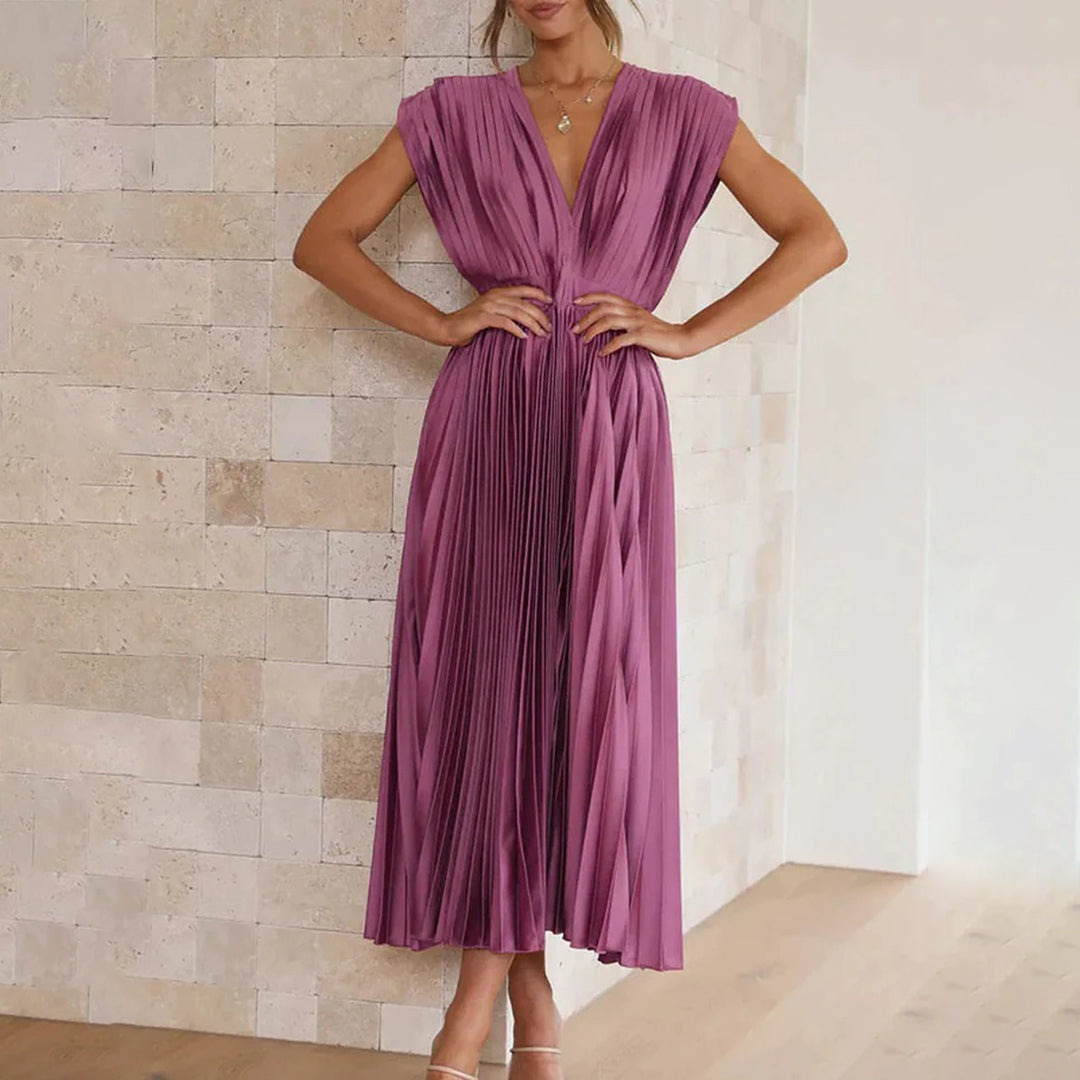 Marni™ | Ponadczasowa plisowana sukienka midi