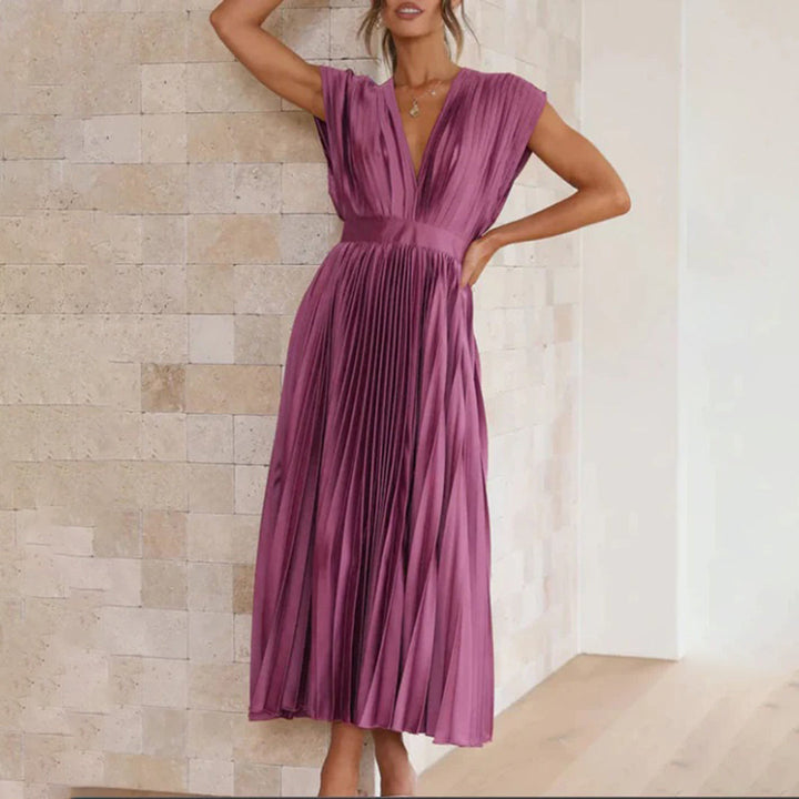 Marni™ | Ponadczasowa plisowana sukienka midi