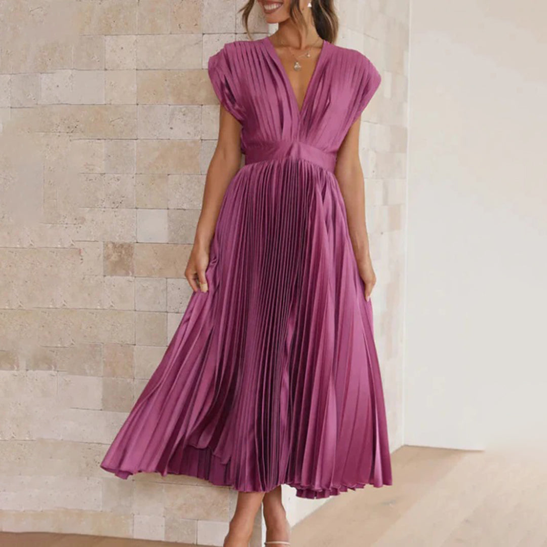 Marni™ | Ponadczasowa plisowana sukienka midi