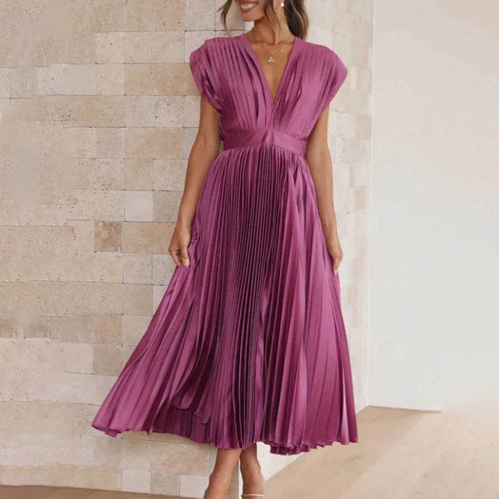 Marni™ | Ponadczasowa plisowana sukienka midi
