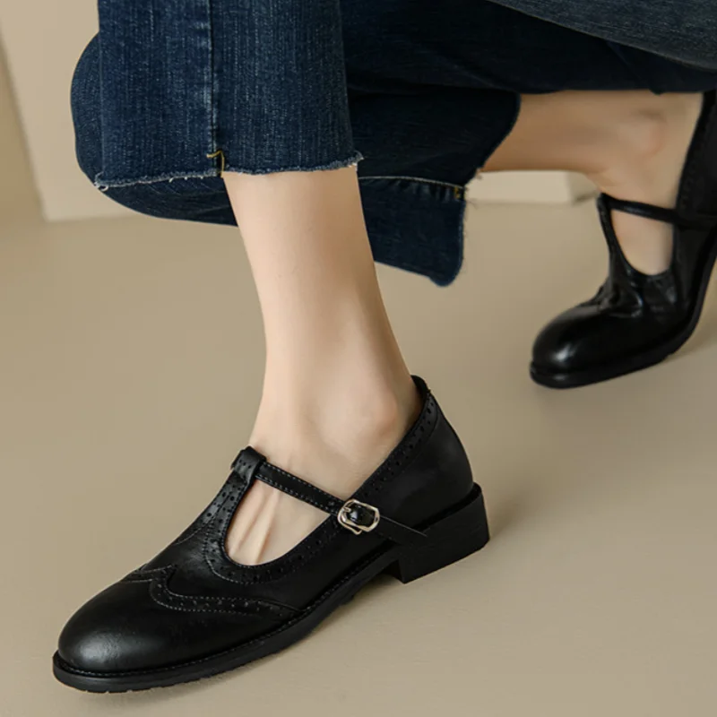 Sarah™ | Eleganckie Mary Jane z paskiem T