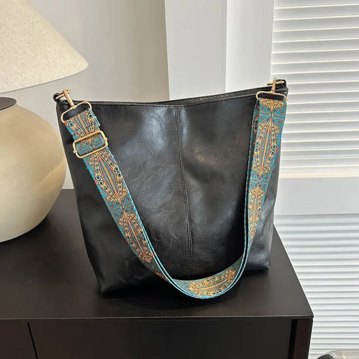 Chelsey - Vintage Skórzana Torba Na Ramię