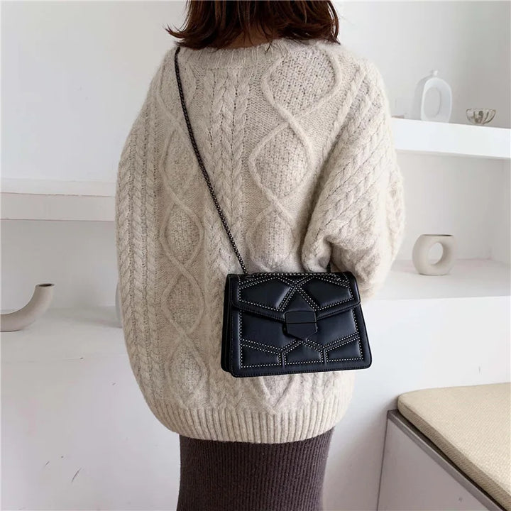 Elegancka Torebka na Ramię - Moda z PU Skóry