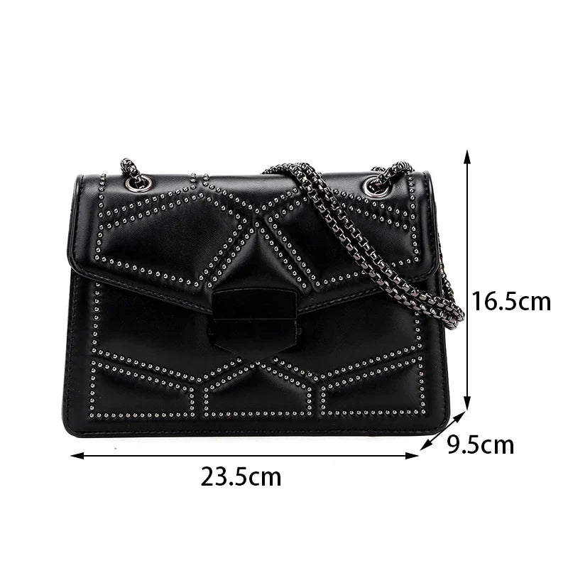 Elegancka Torebka na Ramię - Moda z PU Skóry