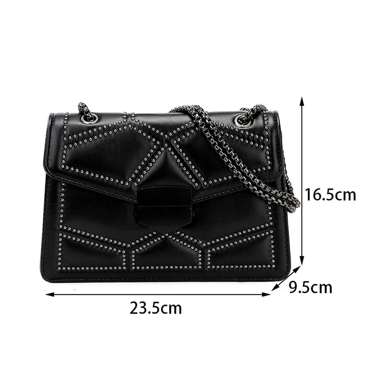 Elegancka Torebka na Ramię - Moda z PU Skóry
