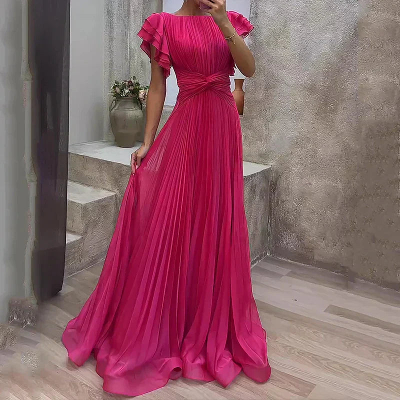 Rory | Sukienka wieczorowa z plisami