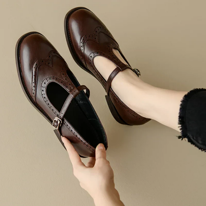 Sarah™ | Eleganckie Mary Jane z paskiem T