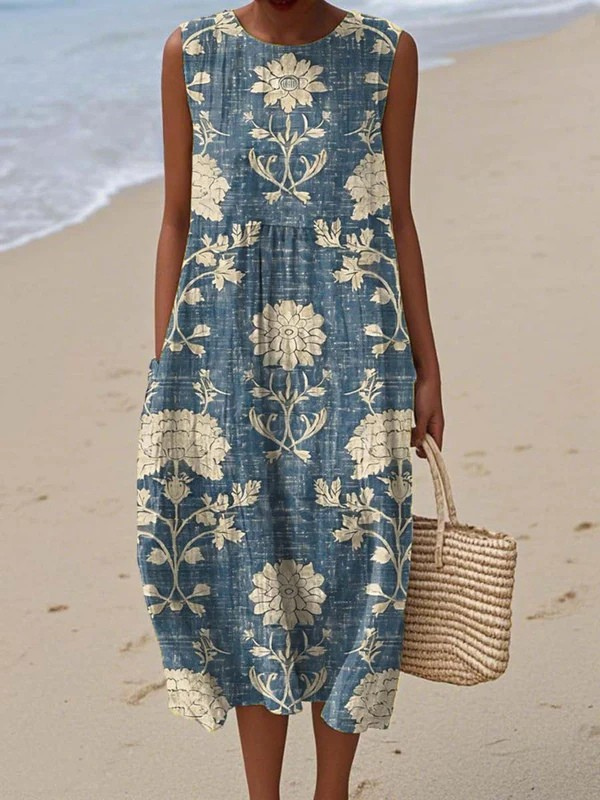 Belle™ Boho Midi Sukienka