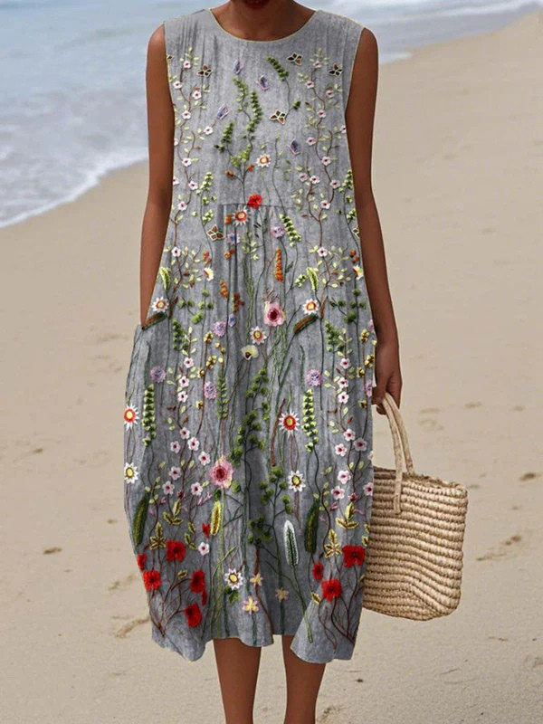Cara™ Midi-sukienka Wildflower
