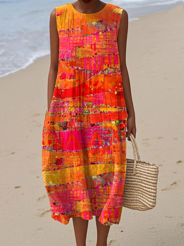 Sukienka Midi Faye™ Sunset