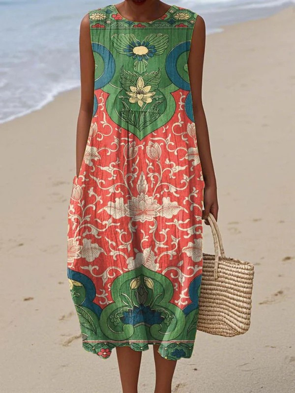 Vera™ Sukienka midi boho