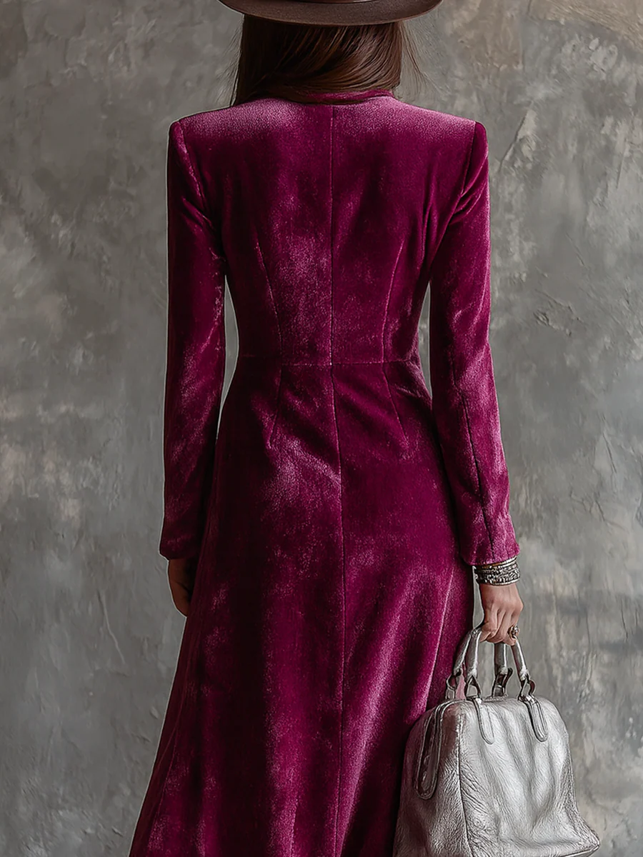 Victoria | Aksamitna Sukienka Blazer