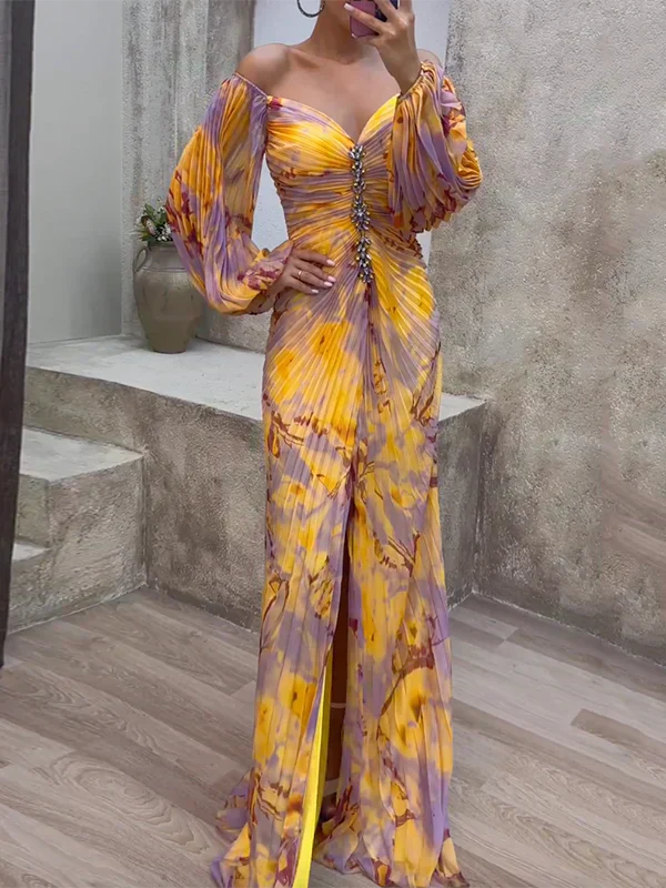 Kristine | Elegancka Sukienka z Dekoltem w Serek